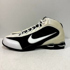 NWOT Nike Zoom Air Shox Vision Basketball Sneaker RARE VTG White Black 2009 13